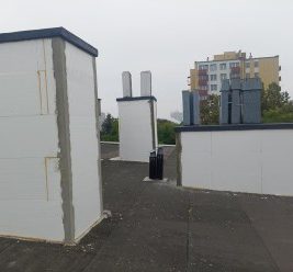 Docieplenie kominów przy ul. K. Wielkiego 1