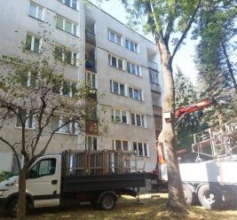 Docieplenie ściany budynku przy ul. B. Chrobrego 3