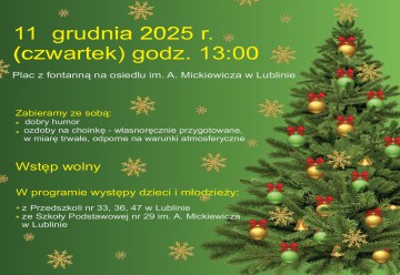 UBIERANIE OSIEDLOWEJ CHOINKI