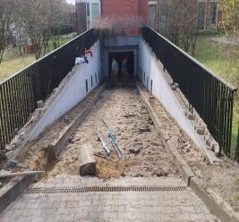 Remont wjazdu do&nbsp;garaży przy ul.&nbsp;B.&nbsp;Śmiałego 8