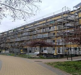 Rozpoczęcie prac termomodernizacyjnych wraz z&nbsp;kompleksowym remontem balkonów przy ul.&nbsp;Skierki 1