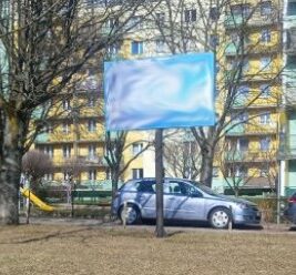 Miejsce pod&nbsp;reklamę zewnętrzną przy ul.&nbsp;P.&nbsp;Balcera 9